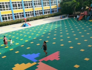 幼儿园悬浮拼装地板